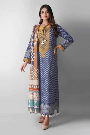 M21303 Blue Khaadi Autumn Collection 2021